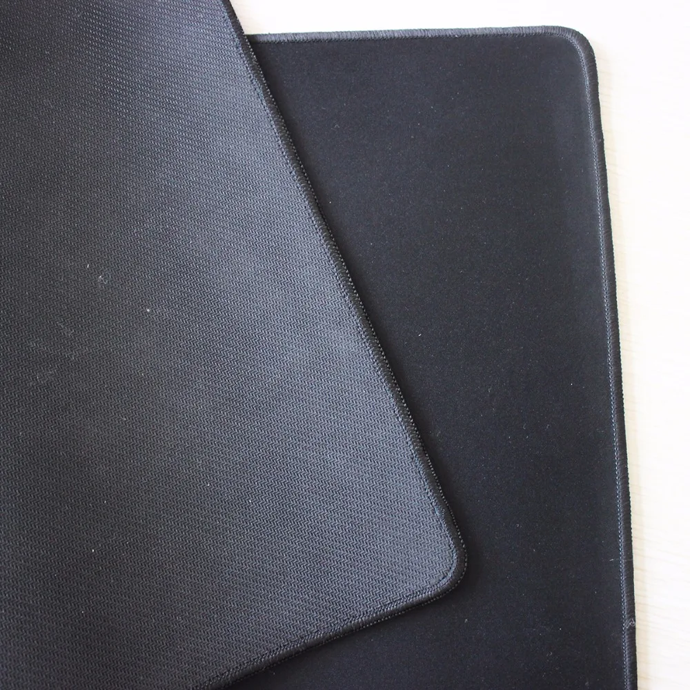 Pbpad 500*300 мм среднего размера игровой коврик для мыши черный с закругленными