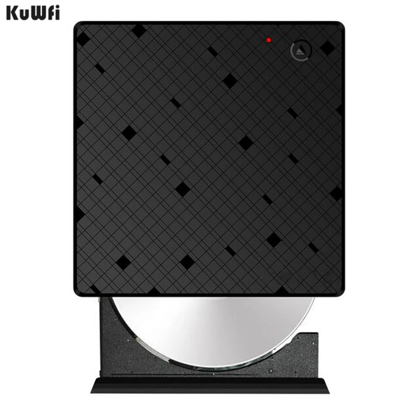 Внешний привод DVD/CD KuWFi Type C USB 3 1 RW CD/DVD ROM оптический для Mac/PC/Apple Laptop/OS/Windows|Оптические