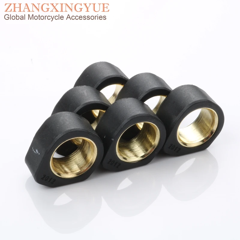 Performance Variator Roller Weights 9gram 11gram 15.5gram 20x12mm for YAMAHA Maxster Majesty 125/150 Vino X-City X-Max Zuma 125 |