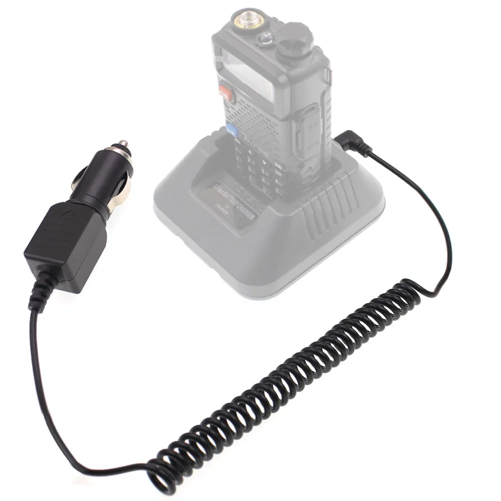 

12V-24V battery Cable Line Baofeng UV-5R Car Charge For UV-82 UV-5R UV-9R UV-XR UVb2 Plus Charger Walkie Talkie Accessories