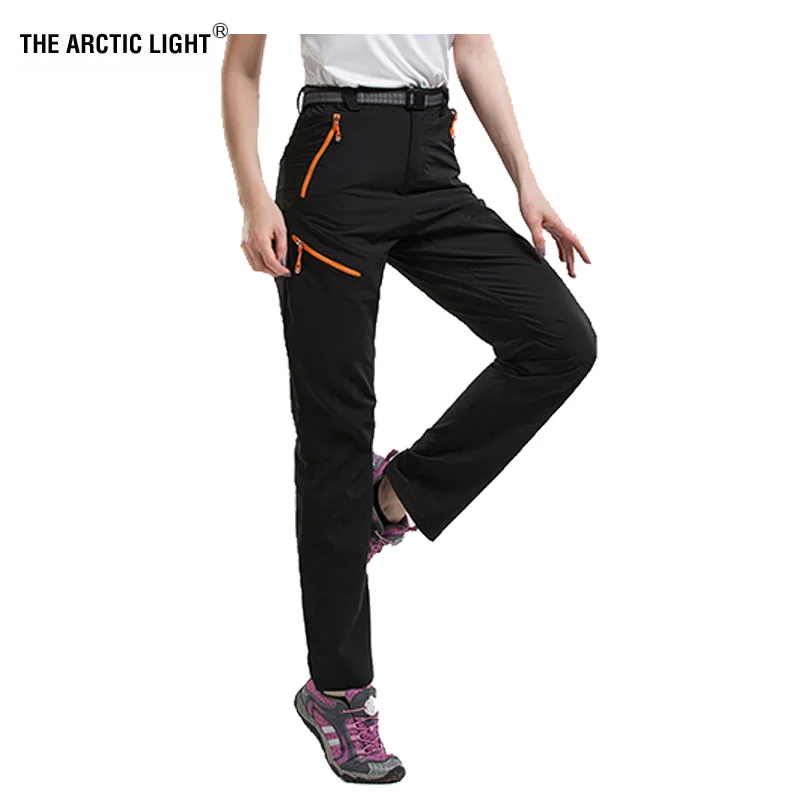 

THE ARCTIC LIGHT Outdoor Camping & Hiking Pants Women Summer Thin Quick Dry Climbing Trekking Trousers Female Easy Elastic