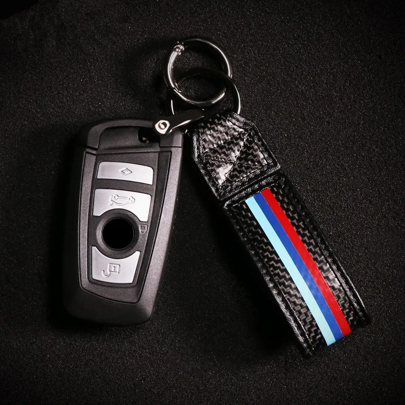 Брелок пряжка для ключей от автомобиля SRXTZM из углеродного волокна держатель BMW E90
