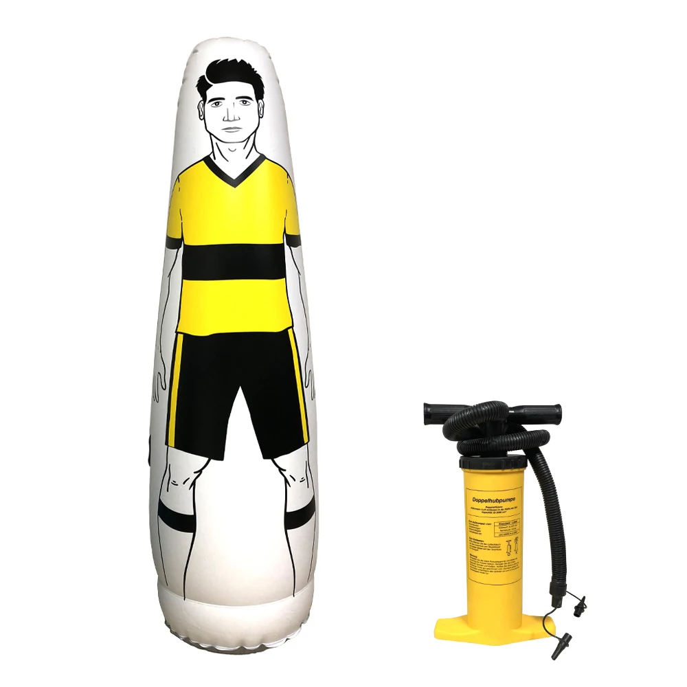 

1.75m Adult Inflatable Football Training Goal Keeper Tumbler Air Soccer Train Dummy Tool PVC Inflatable Tumbler Wall