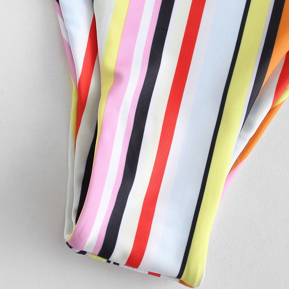 Кактус галстук плечо Реверсивный комплект бикини сексуальный женский пляжный