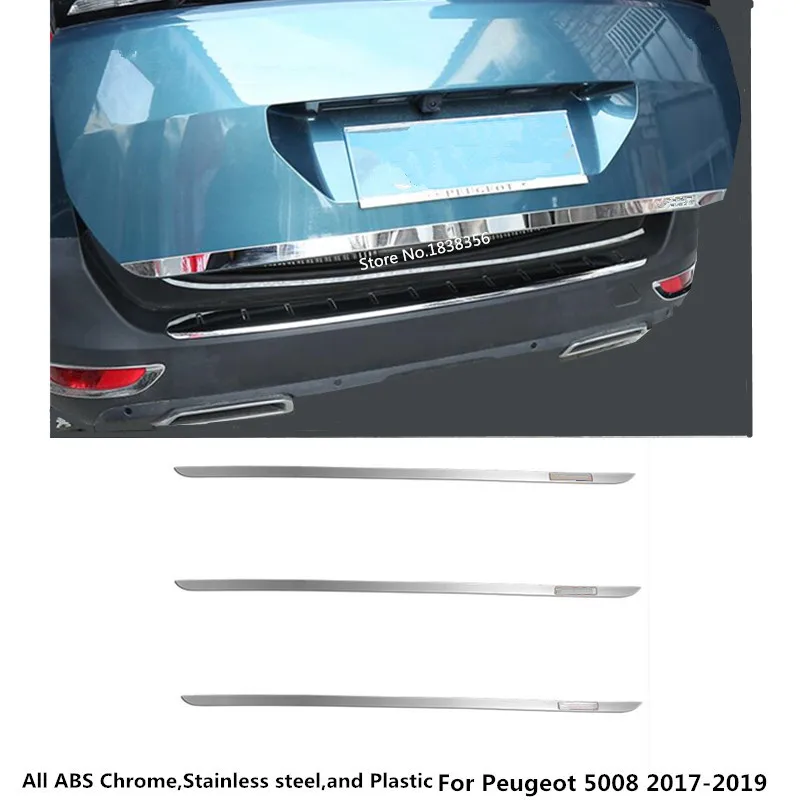 Для Peugeot 5008 2017 2018 2019 2020 панель кузова автомобиля нержавеющая сталь задняя дверь