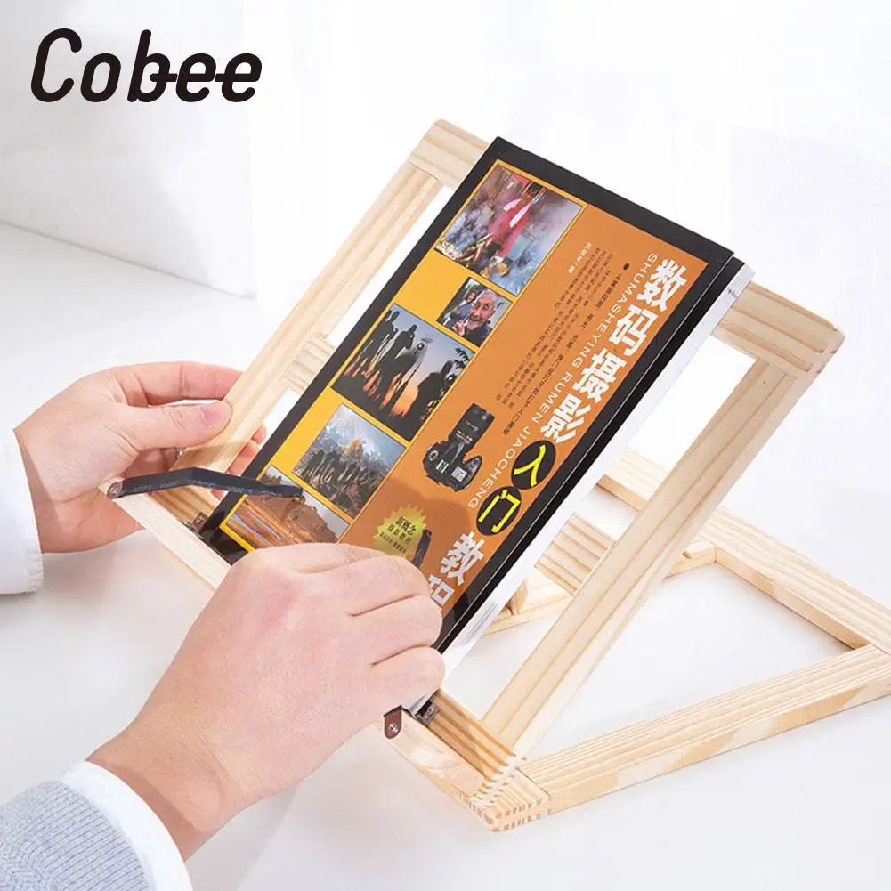 Multi Функция sleek Регулируемый Деревянный подставки для книг стенд iPad и подставка