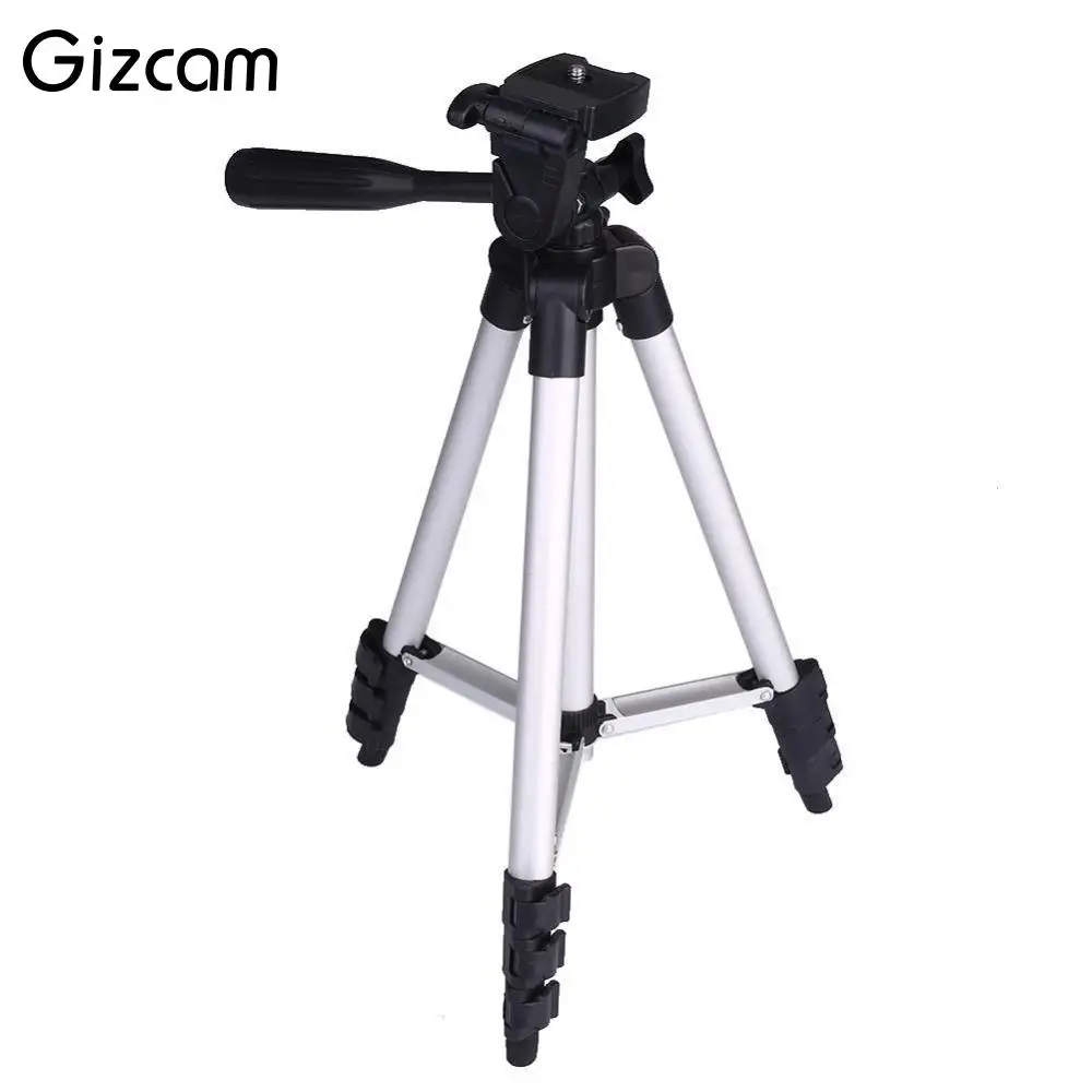Gizcam профессиональная Складная Выдвижная алюминиевая мини штатив подставка для
