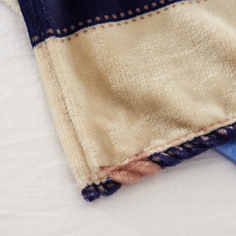 Модное мягкое одеяло в полоску с рисунком башни теплые коралловые клетчатые