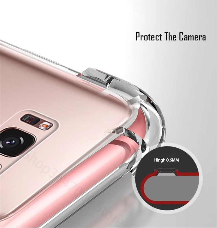 Sixeve ясности TPU чехол для samsung Galaxy S8 плюс прозрачный силиконовый мягкий защитный