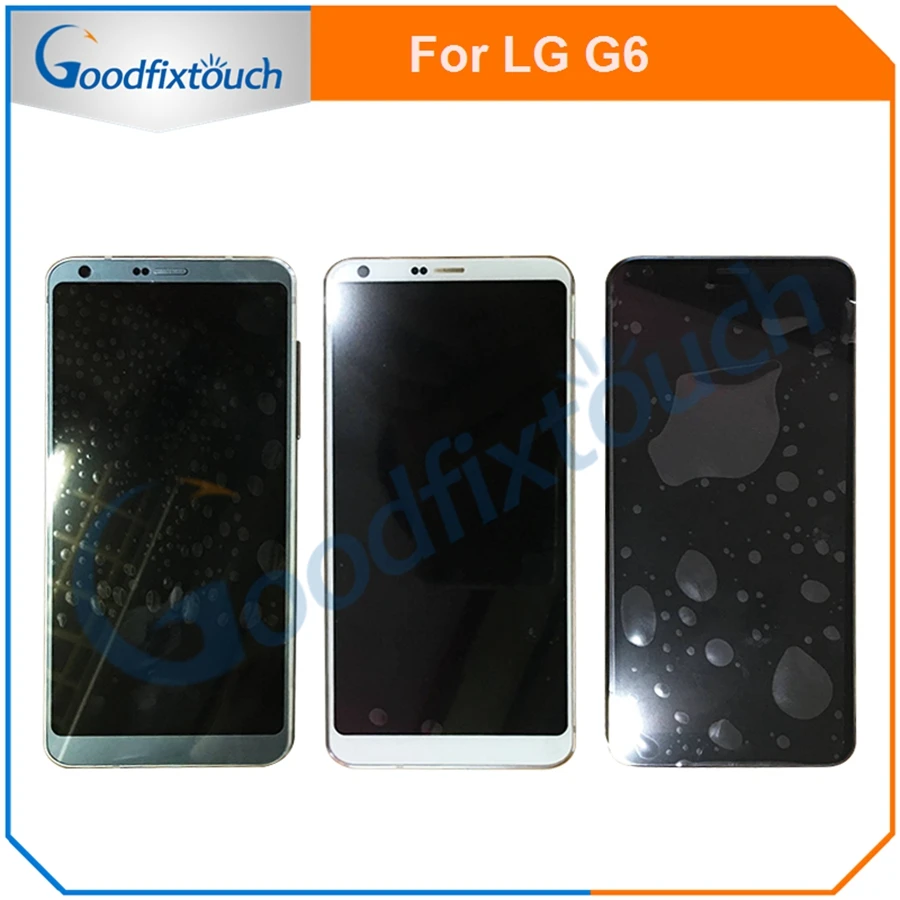ЖК экран для LG G6 H870DS H870 H871 H872 H873 LS993 сенсорный дигитайзер в сборе с рамкой запасные