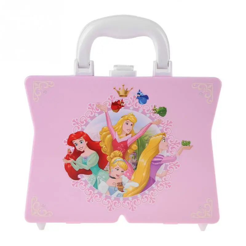 Disney Princess Cosmetics Play Набор для девочек детский набор для макияжа нетоксичный набор из помад с мини-футляром косметические игрушки
