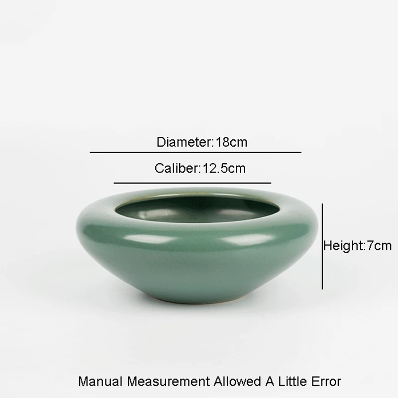 Изысканный павлин синий зеленый цветочный горшок ваза керамические горшки