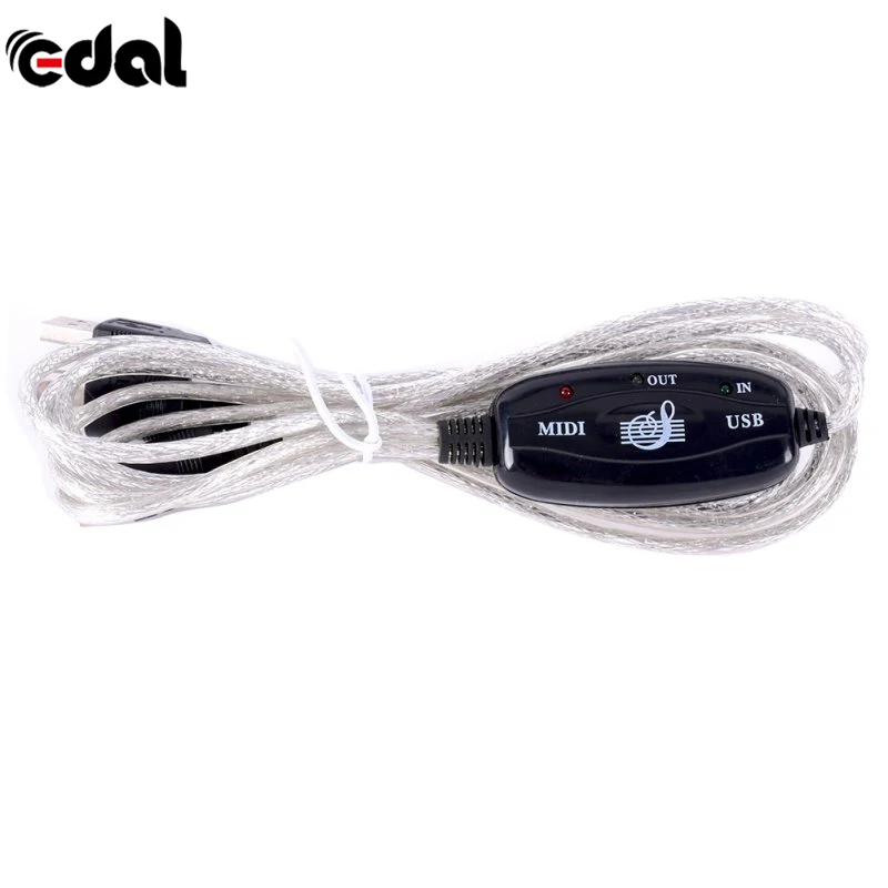 EDAL Nice Hot 5-Pin MIDI Cable line Music Editor To USB Keyboard D66 | Электроника