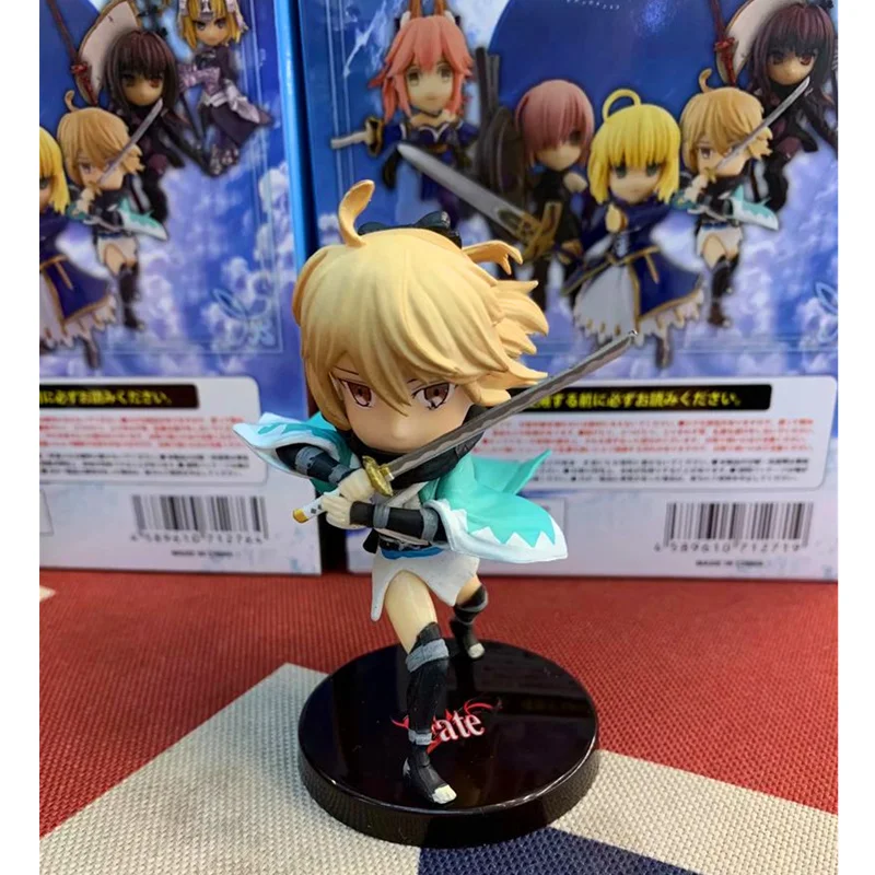 

6PCS/set Fate/stay night Saber Tamamo no Mae Mash Kyrielight Joan of Arc Okiad Souji PVC Action Figure Collectible Model Toy
