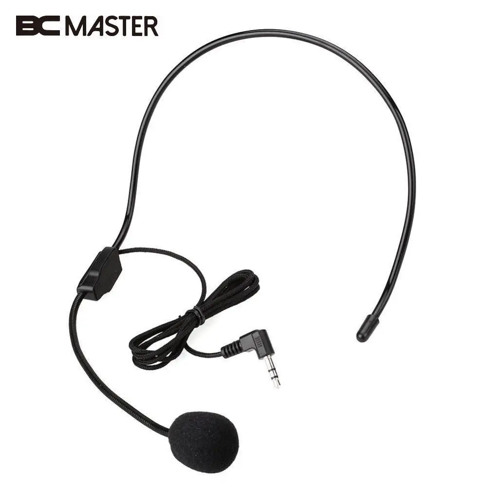 BCMaster 3 5 мм проводная гарнитура головной микрофон микрофонный для голосового