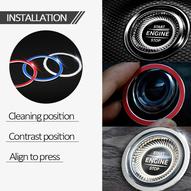 MCrea Auto Car Styling For Mercedes Benz W213 E Class Frame Dashboard Ignition Device Start Stop Engine Knobs Key Rings | Автомобили и
