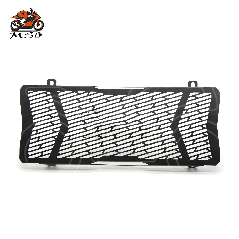 Черный Мотоцикл аксессуары решетка радиатора защита бак для воды гриль крышка