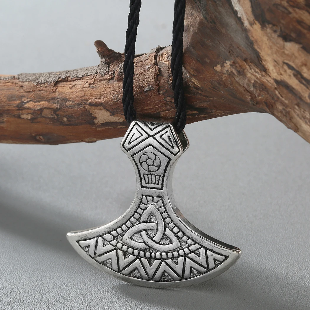 Подвеска в виде топора Cxwind Thor Hammer ювелирное изделие Valknut Odin ожерелье с символом