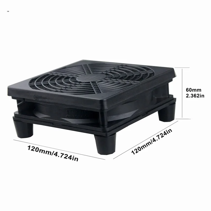 2 шт. Gdstime беспроводной Вентилятор охлаждения маршрутизатора для ТВ приставки 5 В