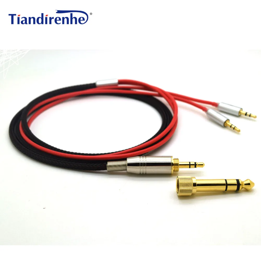 Сменный кабель для наушников Hifiman HE400S HE-400I HE560 HE-350 HE1000 V2 3 5 мм штекер 6 35 на 2x2 Hi-Fi |