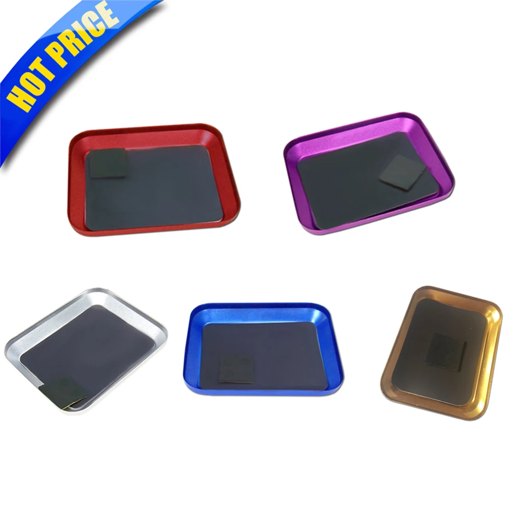 Лоток для винтов из алюминиевого сплава yah 1/10 Racing с магнитом 12 см X 10 1 5 1:10 RC