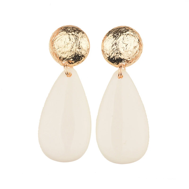 Fashion Waterdrop Acrylic Drop Dangle Earrings For Woman Personality Jewelry Gift Accessories | Украшения и аксессуары