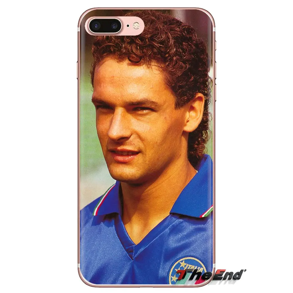 Итальянская Футбольная звезда rotto Baggio для iPod Touch Apple iPhone 4 4S 5 5S SE 5C 6 6S 7 8 X XR XS Plus MAX