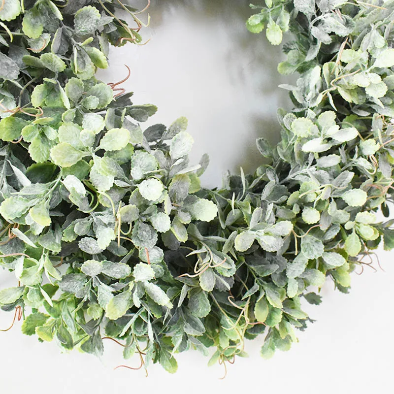 Искусственный венок дверной 17 7 дюймов искусственный для зелени весеннее
