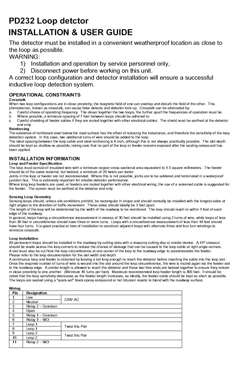 Детектор обнаружения петли транспортного средства для контроля парковочного