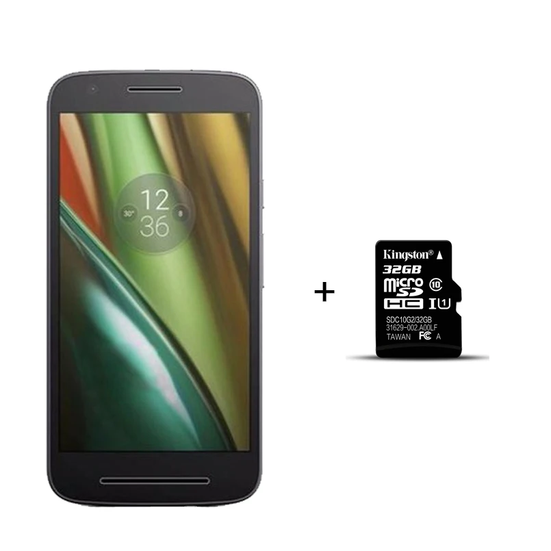 With 32G TF Смартфон Motorola e3 power 5,0 дюйма MTK 6735 2 ГБ+ 16 Гб мобильный телефон 3500 мАч мобильный телефон - Цвет: With 32G TF