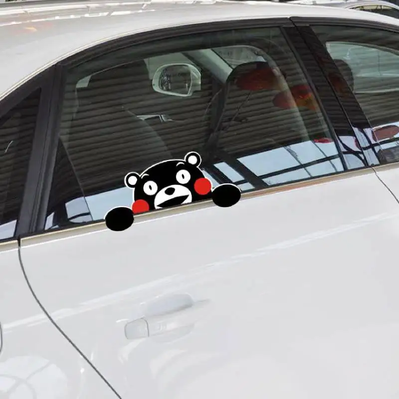 1 шт. 19*7 см граффити милые стикеры на автомобиль медведь Kumamon Светоотражающая