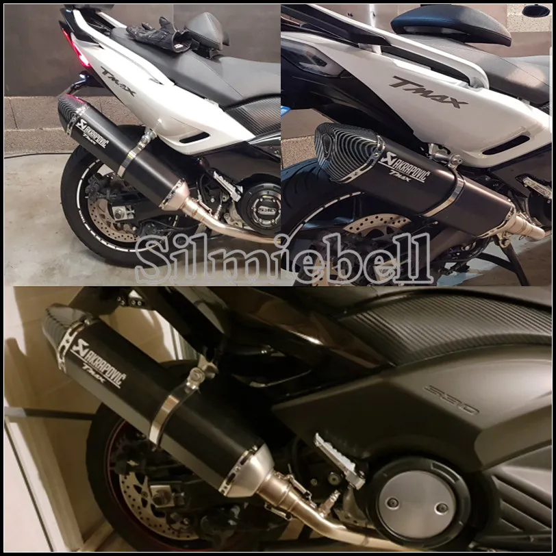 T-MAX 530 akrapovic выхлопной мотоцикл T MAX 530 Escape slip on link pipe для Yamaha TMAX 530 TMAX 500 TMAX530 TMAX500 2008