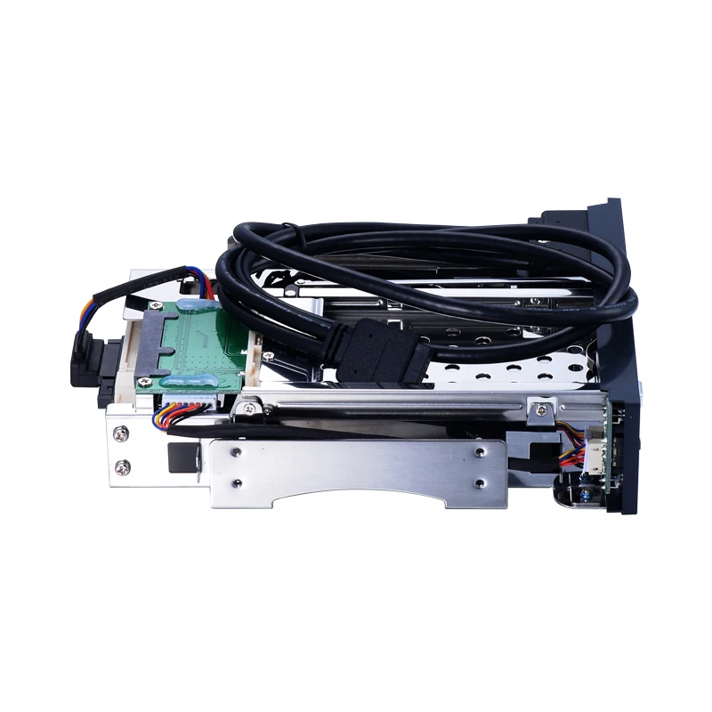 2,5 дюйма+ 3,5 дюйма SATA Внутренний HDD/SSD Антивибрационная Мобильная стойка для 5,25 дюйма оптического пространства ПК с USB3.0 портом с горячей заменой