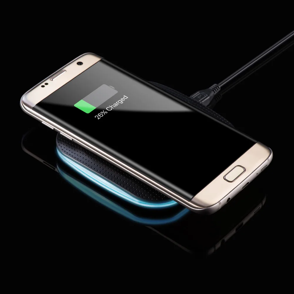 Беспроводное зарядное устройство Qi для Samsung Galaxy S8 Plus/S7/S7Edge/S6 Edge (Plus)/Google Nexu4/5 Lumia 920 и