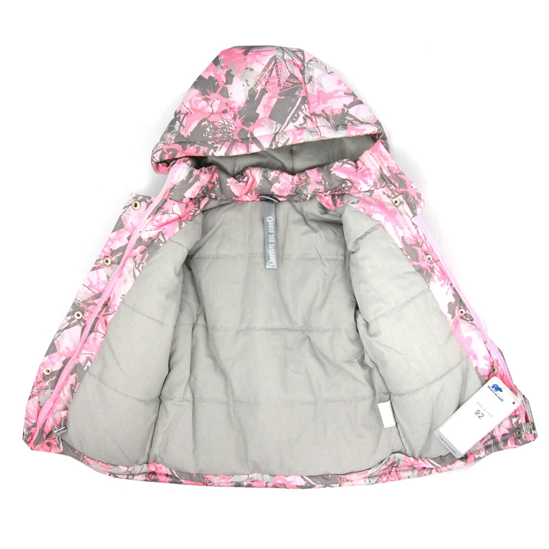 Winter Boys Girls Coat Outerwear Outdoor Printing Jackets Warm Kids Membrane Ski Jacket Camouflage 1315 |