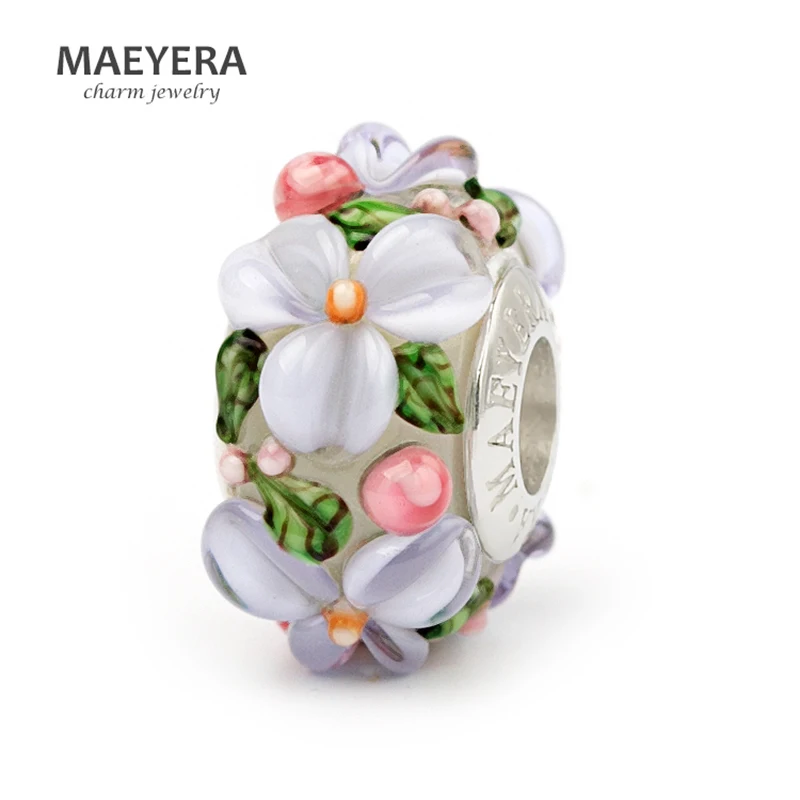 MAEYERA ювелирные украшения покрытие из настоящего S925 Core бусины светильник