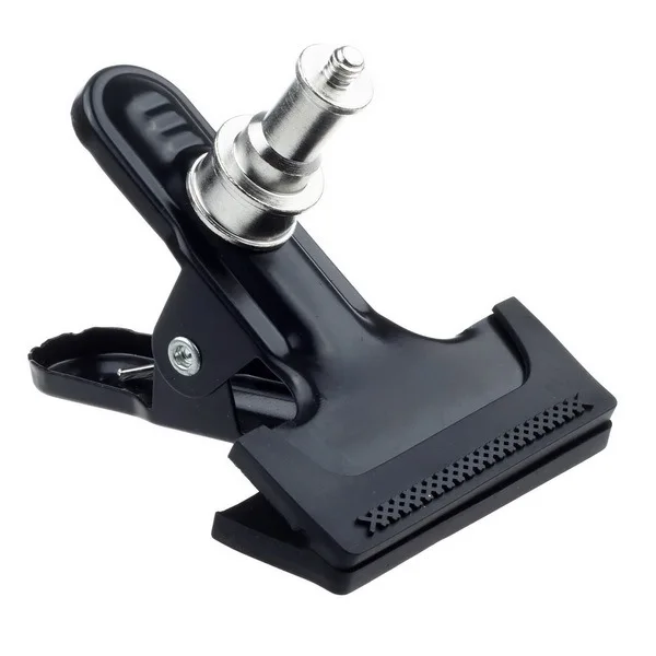 Металлический зажим прочный с винтовым адаптером 1/4 дюйма для подставки вспышки