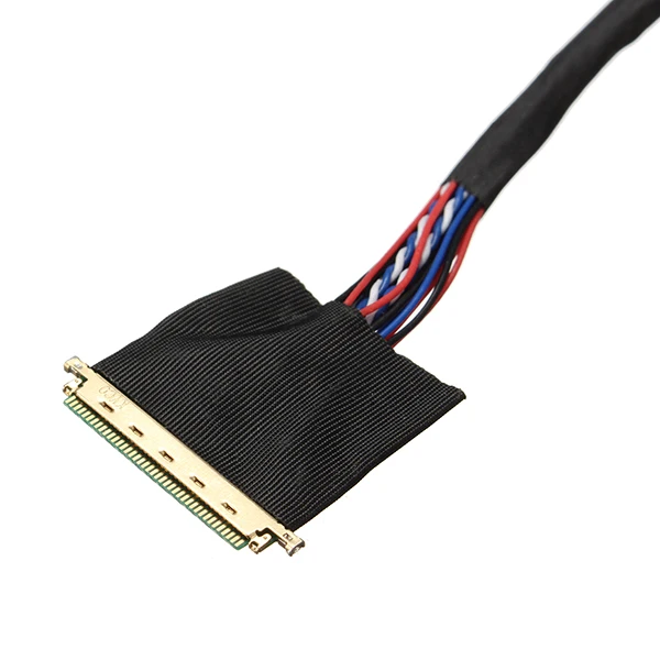 Универсальный 1ch 6 бит 40 контактов lvds кабель 300 мм LP140WH1 кабель для экрана 0,5 мм шаг для ЖК-дисплея DIY v56 3663