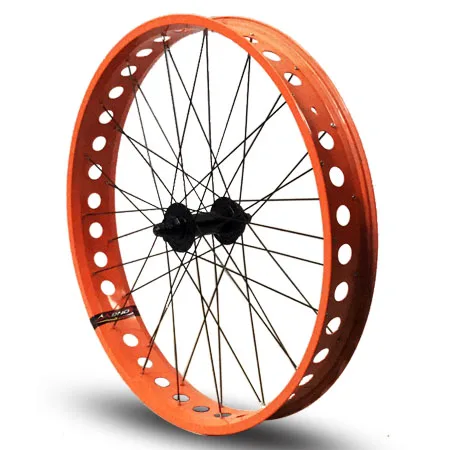 3-Orange Колеса для велосипеда, диски 26*4,0, колеса из сплава для горной дороги, колеса для велосипеда из алюминиевого сплава, колеса для езды на велосипеде, ультра-светильник - Цвет: 3-Orange