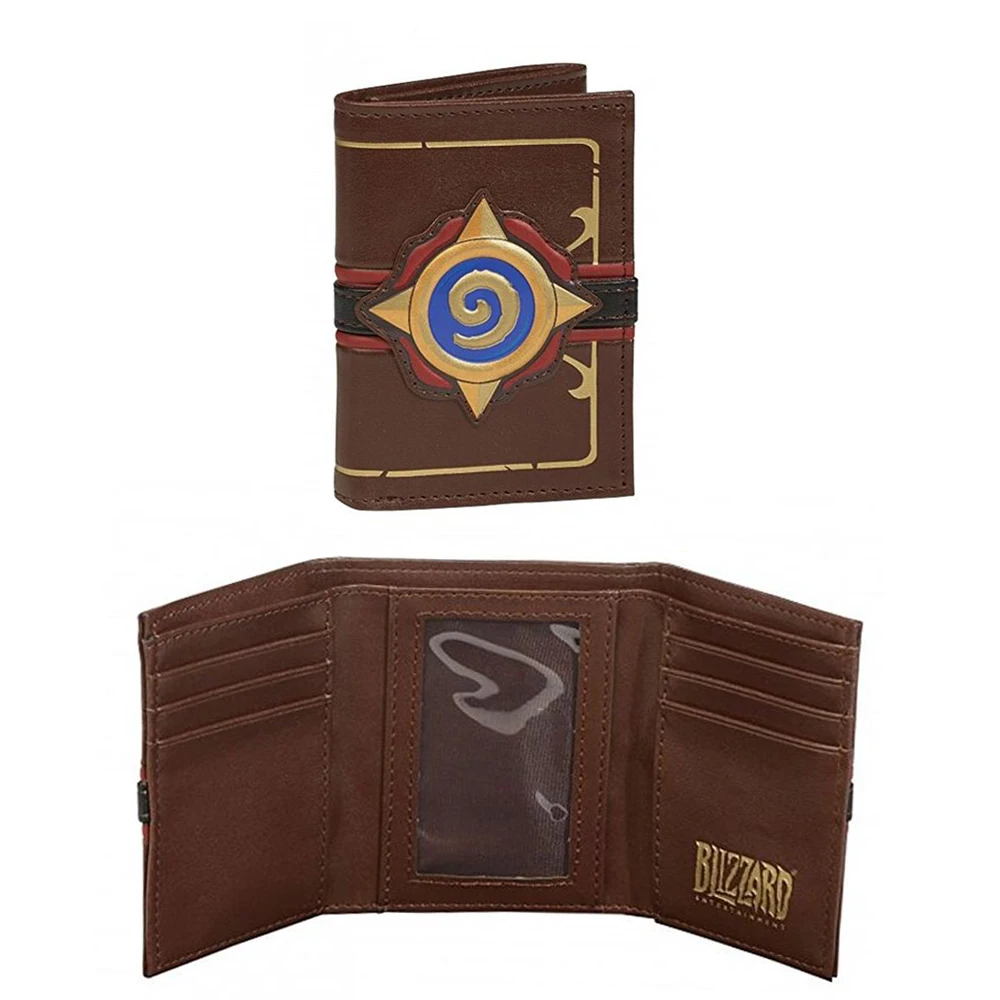 Кошелек для карт Hearthstone сумка игровой плиты три сложения мужской кошелек