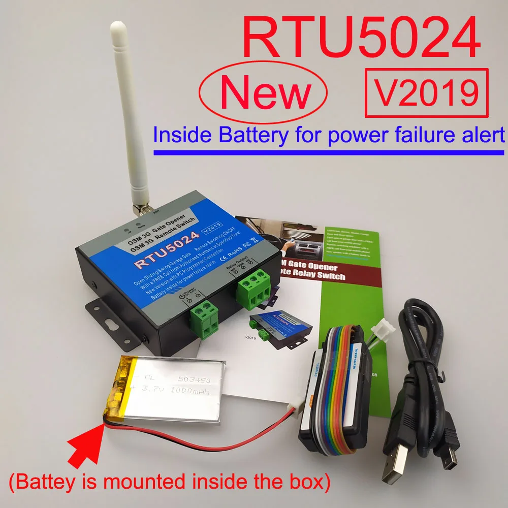 Новинка версия RTU5024 GSM Открыватель ворот реле дистанционного управления доступом беспроводной раздвижные ворота открывалка Android и iphone приложение