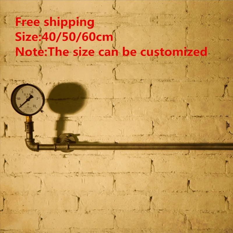 Американские промышленные крючки стеллажи кованые железные вешалки для одежды