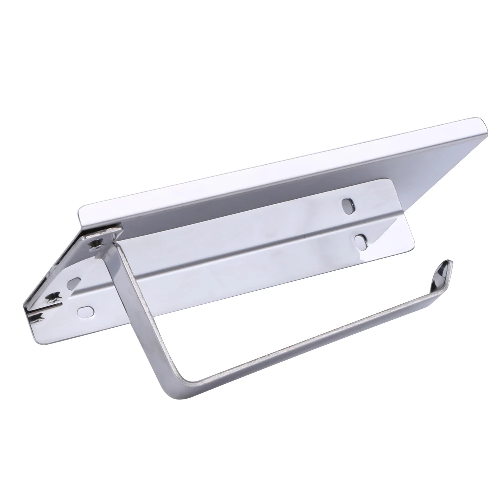 Ванная комната Туалет держатель для бумаги и телефона с полкой