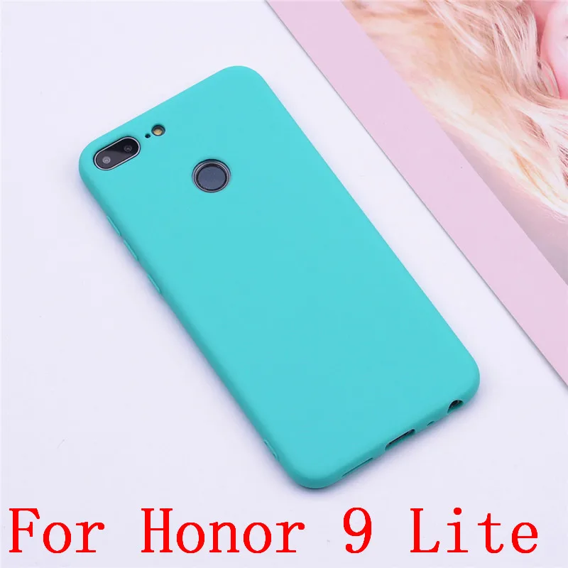 Light green Чехол для Honor 9 Lite из мягкого ТПУ для Huawei Honor 9/Honor 9 Lite, чехол, бампер, силиконовый чехол для Huawei Honor 9 Lite, чехол - Цвет: Light green