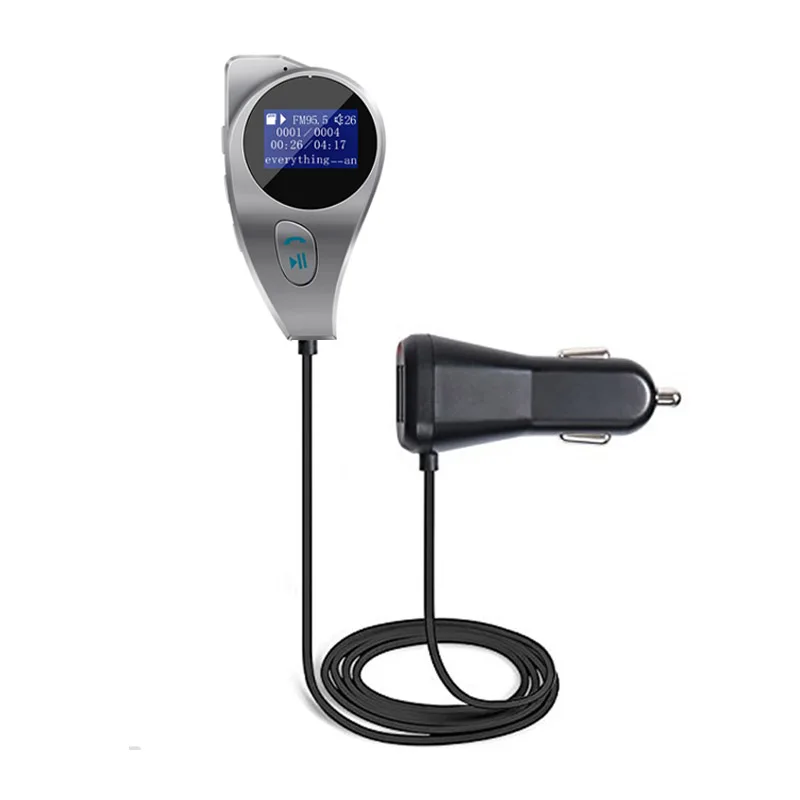 Автомобильный fm-передатчик JaJaBor, беспроводной A2DP MP3 аудио музыкальный плеер, Bluetooth, автомобильный комплект, автомобильное зарядное устройство с креплением на вентиляционное отверстие