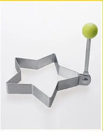 Star shape 1 шт. форма из нержавеющей стали для обжаривание яиц инструменты омлетная форма устройство яйцо/блинное кольцо в форме яйца кухонные приборы - Цвет: Star shape