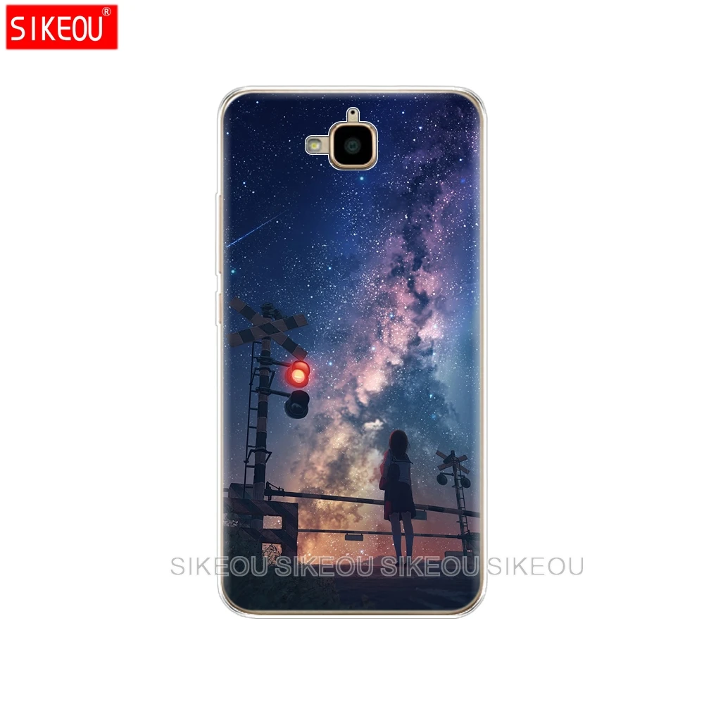 Силиконовый чехол для Huawei Honor 4C Pro мягкий Y6 2015 задняя крышка телефона прозрачные