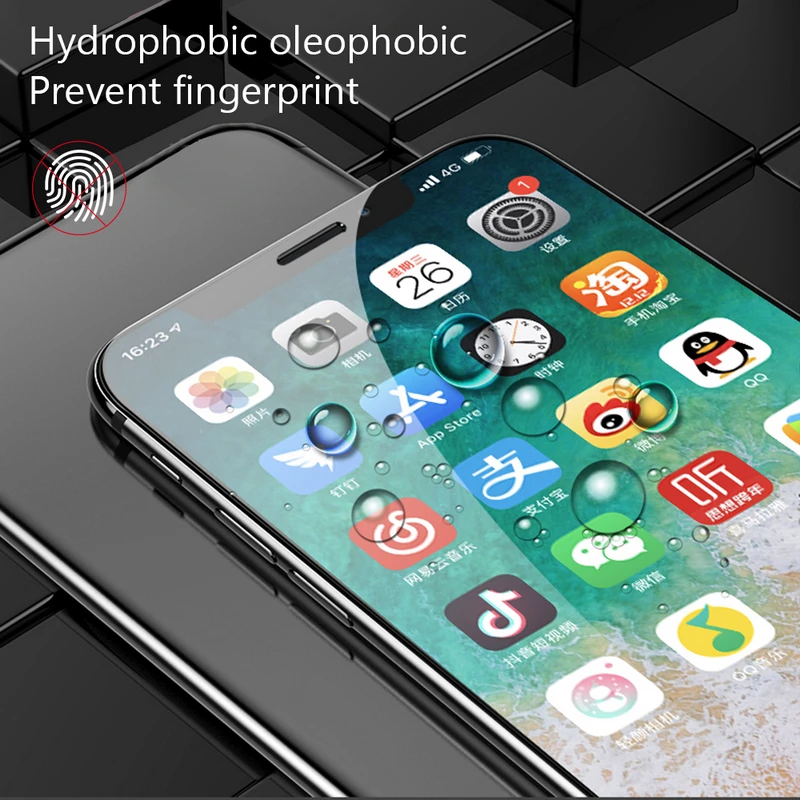Защитное стекло закаленное Borderless HD для iphone 6/6 S/7/8 plus/X/7/8/6Plus/X/XR/XS MAX|Защитные стёкла