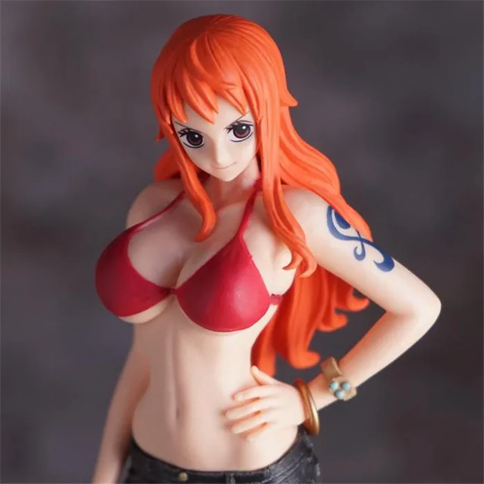 Коллекционная Фигурка героя мультфильма One Piece Nami ПВХ фигурка в джинсах | Игрушки