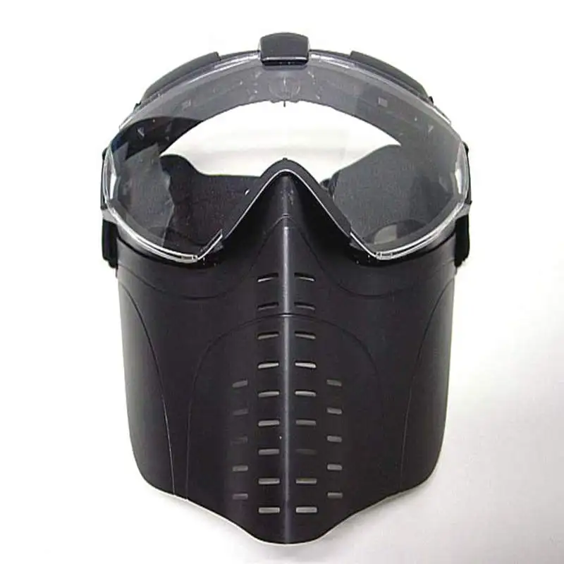 

Anti Fog Full Face Tactical Mask with Fan Ventilation Dust-Proof Goggle Helmet Military Paintball Hunting Accessories